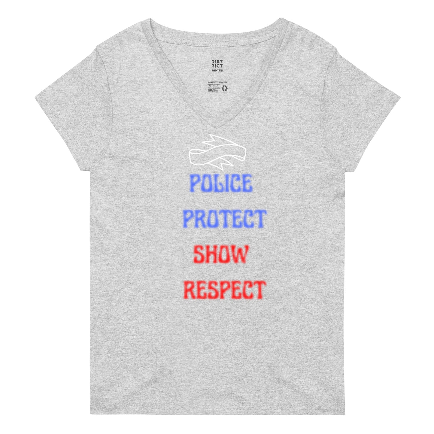 Women’s recycled v-neck t-shirt